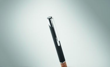 Logotrade promotional giveaway picture of: Ballpoint pen made of aluminum with a cork grip